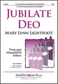 Jubilate Deo Three-Part Mixed choral sheet music cover